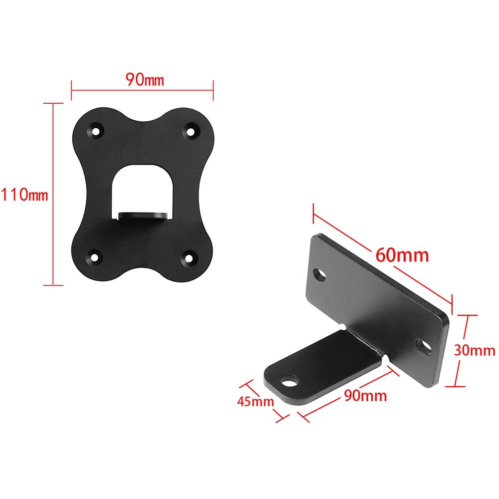 Wall-mounted Metal Bracket for Genelec G2 Hifi Speaker - White