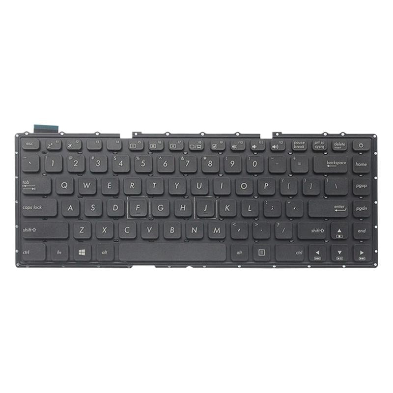 Us Keyboard for Asus Vivobook X441 Series - Black - White