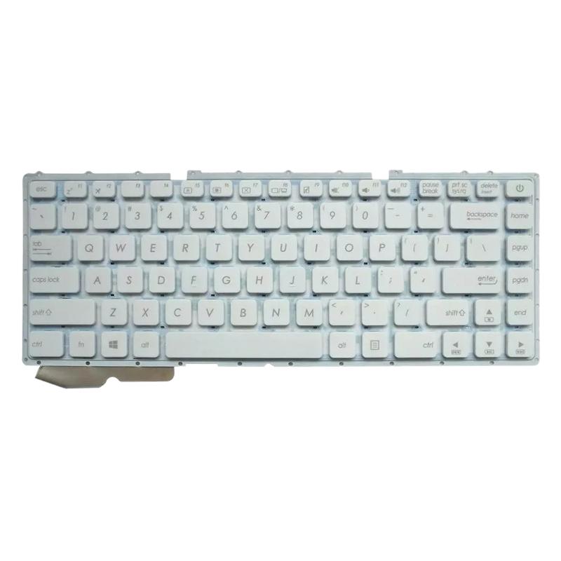 Us Keyboard for Asus Vivobook X441 Series - Black - White