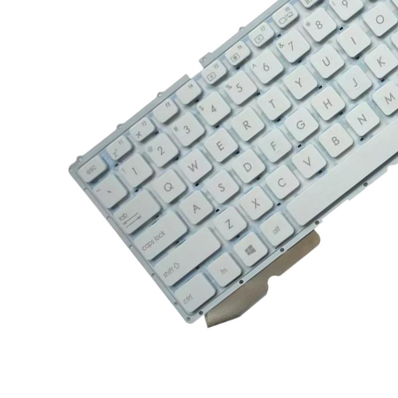 Us Keyboard for Asus Vivobook X441 Series - Black - White