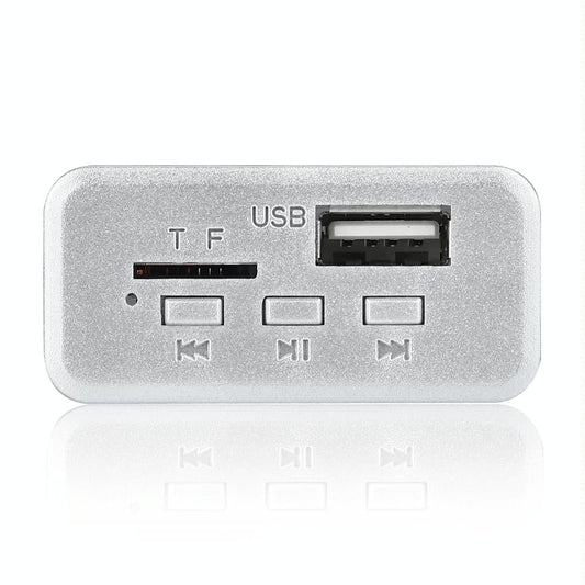 12V Car Mp3 Player Board With Fm Radio Bluetooth Usb Tf Card - White