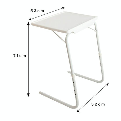 Foldable Laptop Table with Steel Tube Bracket and Plastic Pad