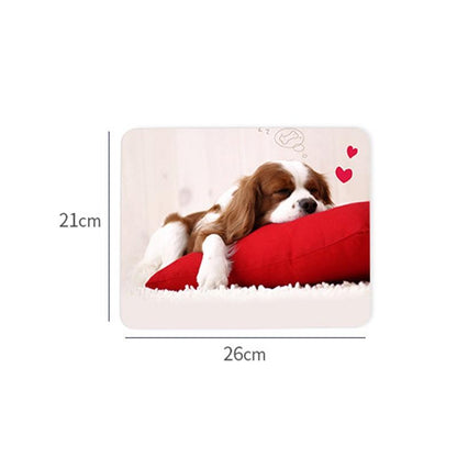 6 Piece Non Slip Mouse Pad Set 21 X 26Cm Thick Rubber Anti Skid Durable - Dumbo