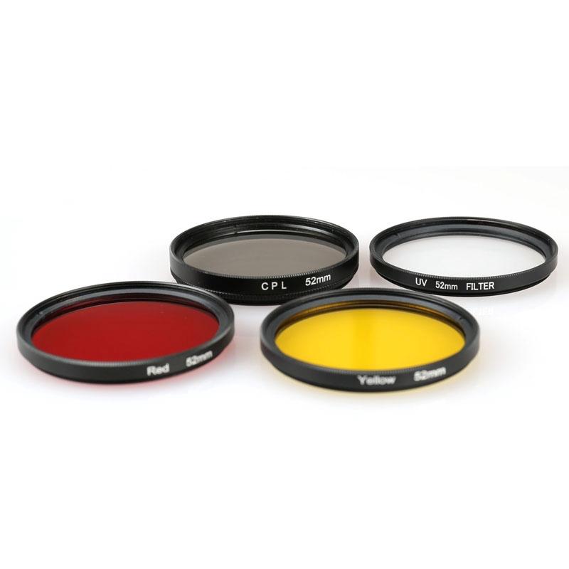 Uv Lens Filter for Gopro Hero 4 / 3 - 52mm Round Circle - Yellow