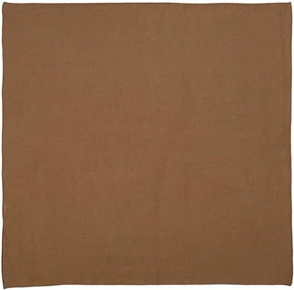 BANDANA 100% COTTON Head Wrap Durag Bandanna Summer Scarf Mask in Plain Brown