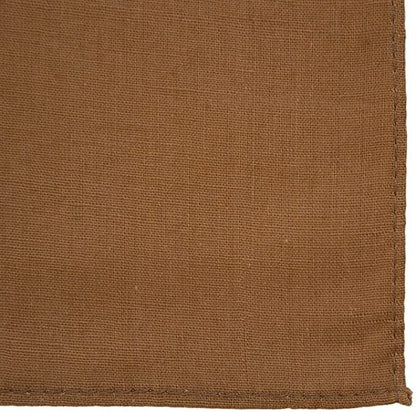 BANDANA 100% COTTON Head Wrap Durag Bandanna Summer Scarf Mask in Plain Brown