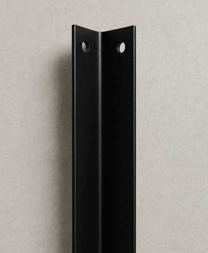 Heavy Duty Powder Coated Steel L Shape Corner Bracket 298mm x 38mm