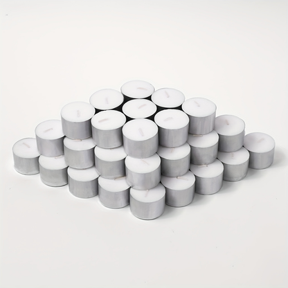400pcs TEA LIGHT CANDLES 9 Hour Burn Tealight Wedding Smokeless Crystal Wax BULK