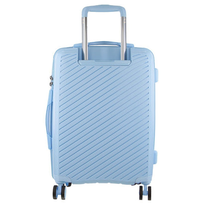 Pierre Cardin Inspired Milleni Luggage Bag Large in Blue + Milleni Waist Bag (2 Items)