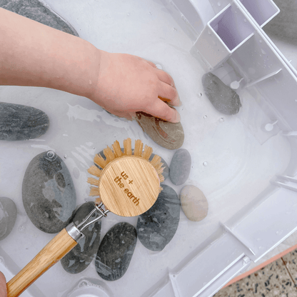 Bamboo Dishwashing Brush | Eco Dish Brush with replaceable head