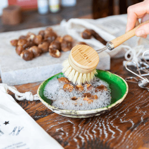 Bamboo Dishwashing Brush | Eco Dish Brush with replaceable head