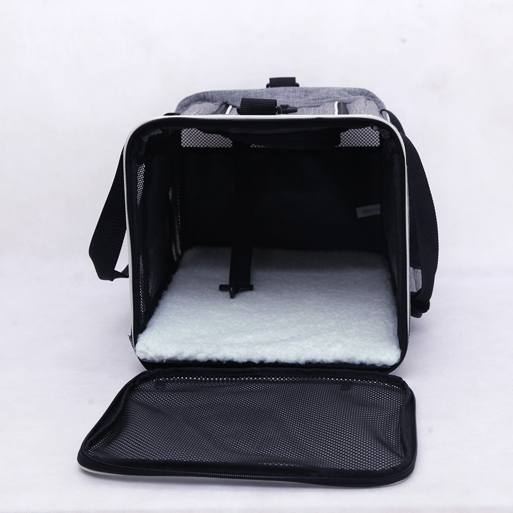 Ondoing Foldable Pet Carrier Bag Cat Dog Soft Crate Cage Kennel Tent Travel Portable Car