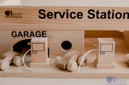 Solid Wooden Service Station