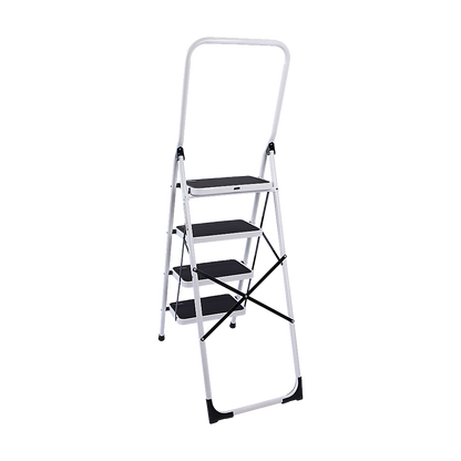 Foldable Non Slip 4 Step Steel Ladder
