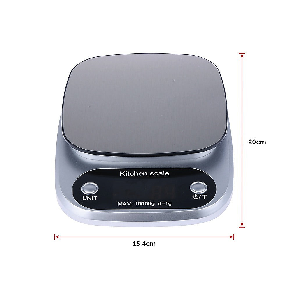 Digital Kitchen Scale LCD Electronic Postal Food Weight Scales 10kg/1g
