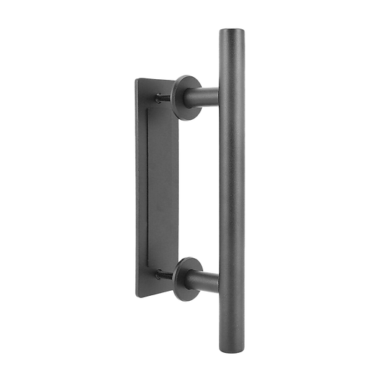 Carbon Steel Door Handle & Flush Pull Wood Door Gate Hardware 12"