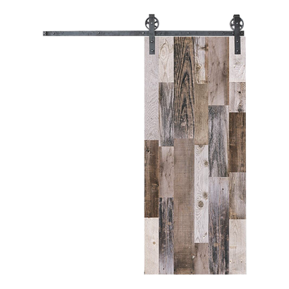 2M Big Spoke Wheel Sliding Barn Door Hardware