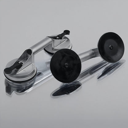 4 x Double Suction Glass Lifting Tool 70kg Vacuum Puller Lifter Aluminium