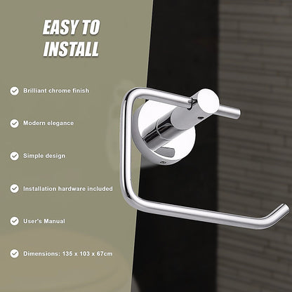 Classic Chrome Toilet Paper Holder Bathroom