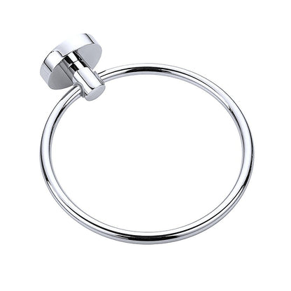 Classic Chrome Towel Bar Rail Ring Bathroom