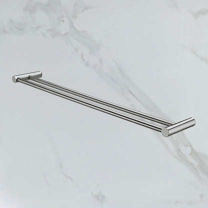 Double Towel Rail Grade 304 Stainless Steel 620mm