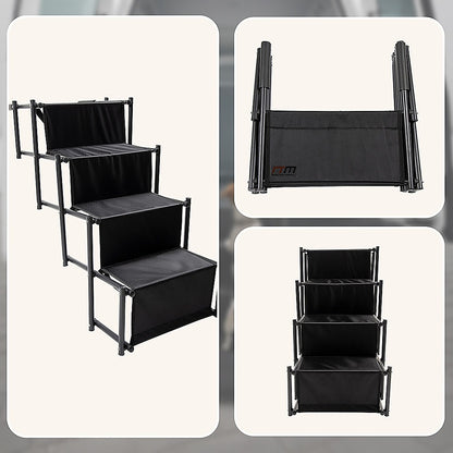 Folding Pet Dog Car Boot Access Steps Ladder Stairs Strong Lightweight