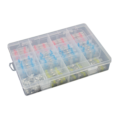 250PCS Waterproof Solder Seal Sleeve Heat Shrink Butt Wire Connectors Terminals