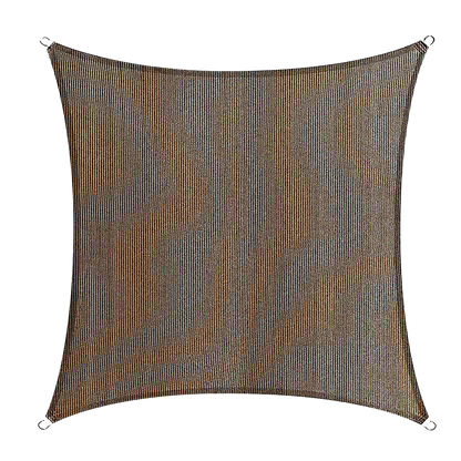 Rectangle Sun Shade Sail Fabric Garden Patio Pool Awning Canopy Cover Coffee