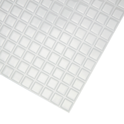 Tiles 3D Peel and Stick Wall Tile Stereoscopic Crystal White 10 Sheets