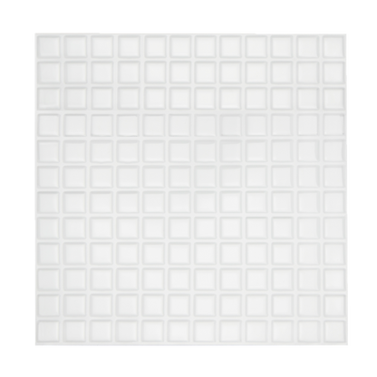Tiles 3D Peel and Stick Wall Tile Stereoscopic Crystal White 10 Sheets