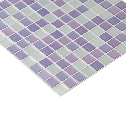 Tiles 3D Peel and Stick Wall Tile Crystal Mosaic 10 Sheets