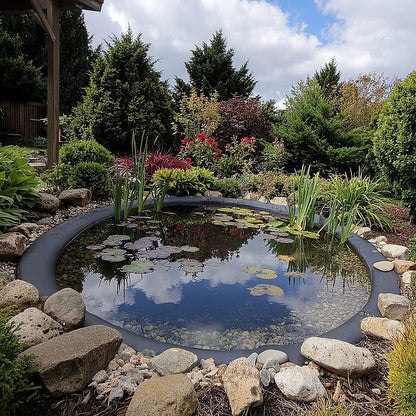 Fish Pond Liner 3 x 4.6m x 0.5mm Garden Pool Membrane Reinforced