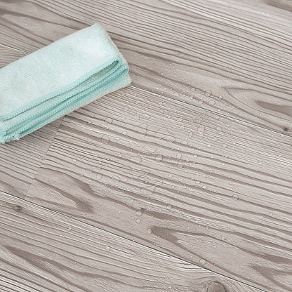 Vinyl Floor Tiles Self Adhesive Flooring Water Dyed Walnut Black Wood Grain 16 Pack 2.3SQM