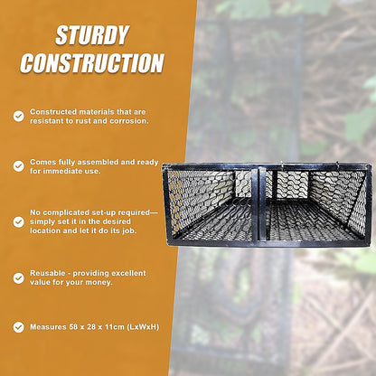 Humane Snake Trap Remove Small to Medium Snakes 2 Doors