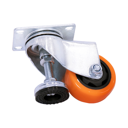 Leveling Casters Swivel Wheels Set of 4, 360 kg Total Load Capacity