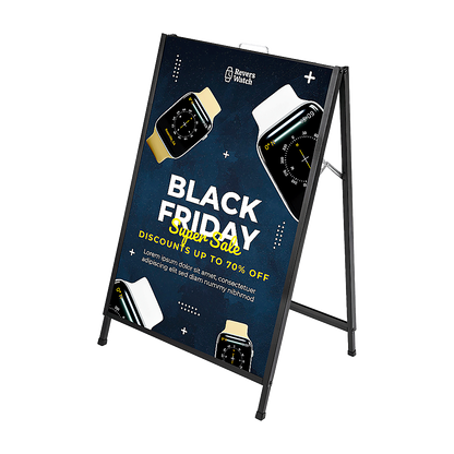 A Frame Sign 60x90cm Sidewalk Plastic Poster Board Outdoor Display