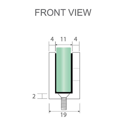 120cm Wall to Wall Frameless Shower Screen with Nickel Brackets and Brass Hinges, Round Knob Handle