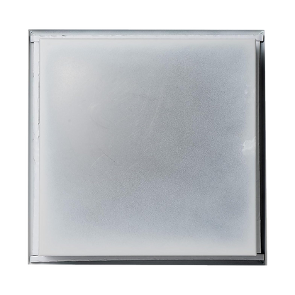 336 x 336 x 101mm Shower Niche Single Shelf Organizer No Tile Needed in White