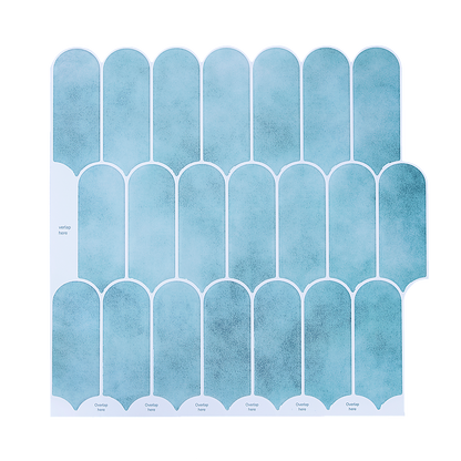 5pcs 3D Wall Stickers Self-adhesive Wallpaper Resistant High Temperature