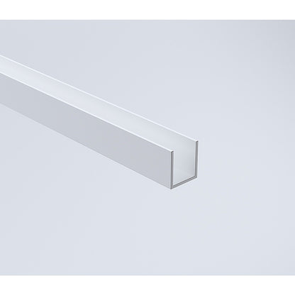 170cm Frameless Glass Sliding Shower Door with White Rail and Hardware