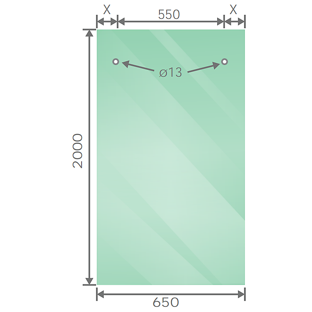 120x90cm Frameless Glass Sliding Corner Shower with Nickel Rail and Hardware