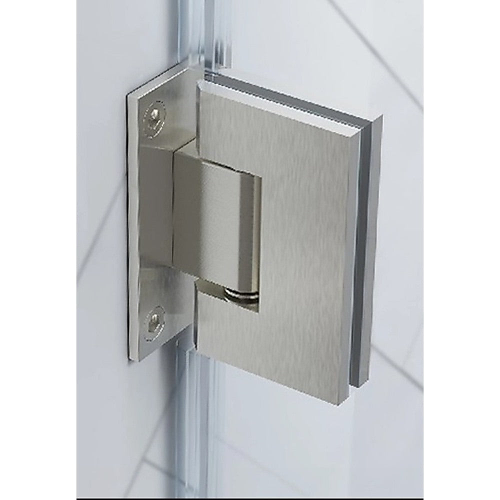 90° Stainless steel Glass Shower Door L-Hinge in Gunmetal