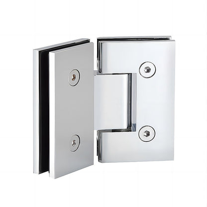 135 Degree Glass to Glass Stainless steel Square Shower Hinge in Chrome