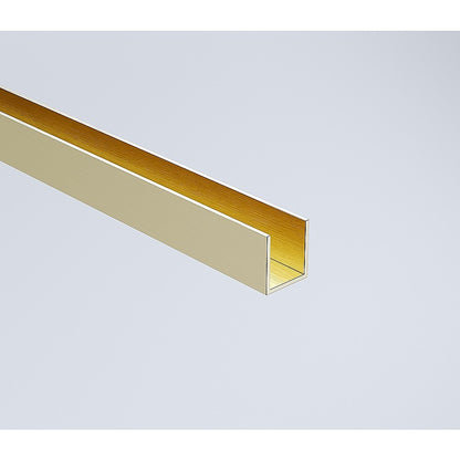 100x70cm Corner Frameless Shower Screen with Gold Channel and SS Hinges, Round Handle