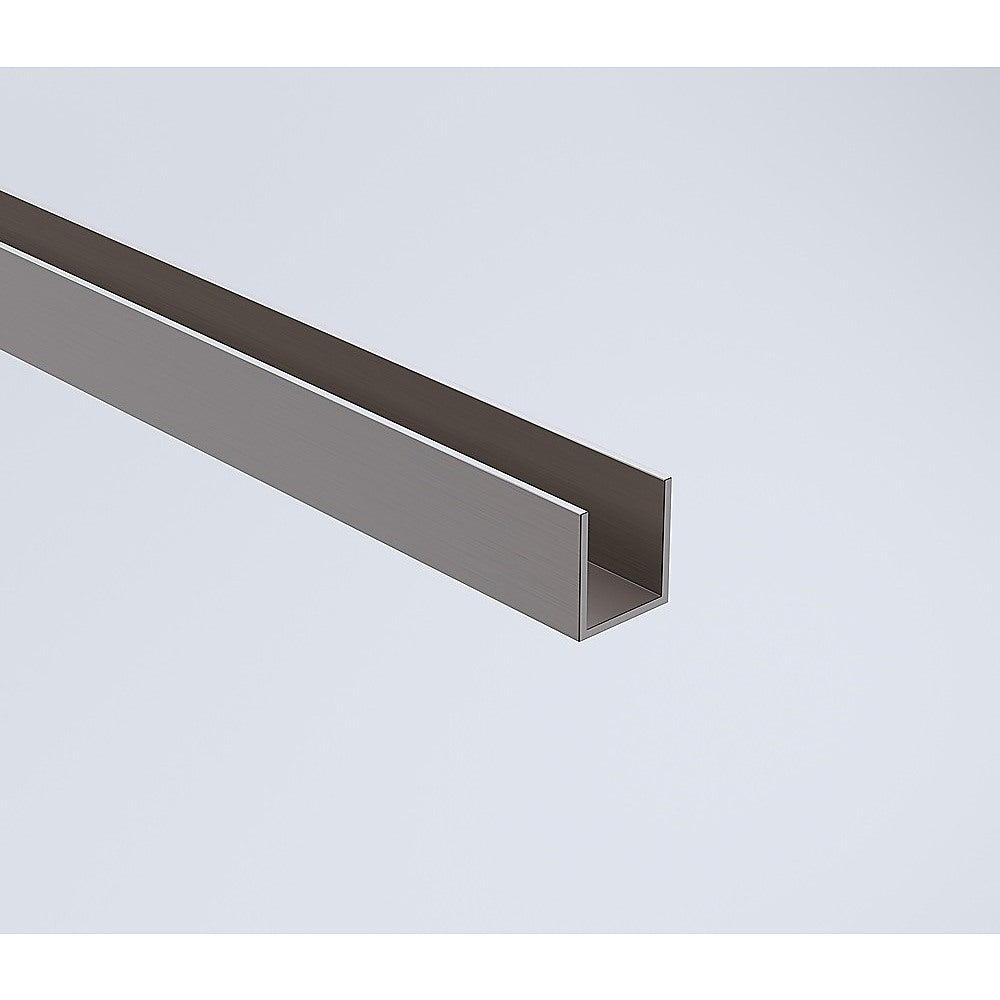 110x110cm Double Door Corner Shower with Gunmetal Channels and SS Hinges, Round Handle