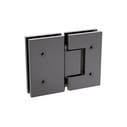 110x110cm Double Door Corner Shower with Gunmetal Channels and SS Hinges, Round Handle