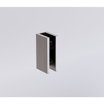 90x100cm Double Door Corner Shower with Gunmetal Brackets and SS Hinges, Round Handle