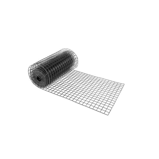 30m Black Chicken Wire Mesh Roll – Aviary & Garden Fencing