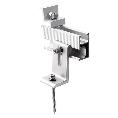 Universal Solar Panel Roof Mount Kit with Clamps – Brackets for RV, Home, Shed