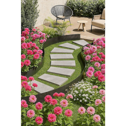 Steel Landscape Edging 6 Pack – 100x20cm Rust-Resistant Garden Border Edging